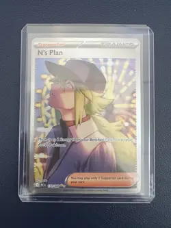 Pokemon N's Plan 170/086 Sv: Black Bolt Special Illustration Rare Holo English - Image 1
