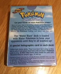 1999 Pokemon Water Blast Jungle Theme Deck TCG WOTC Sealed - Image 2