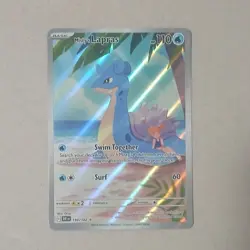 Pokemon Misty's Lapras Illustration Rare Holo Sv10 Destined Rivals 194/182 - Image 1