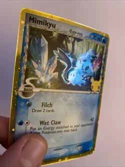 Mimikyu Delta Species | Celebrations | #SWSH136 | Promo | Pokemon TCG | Stamp - Image 3