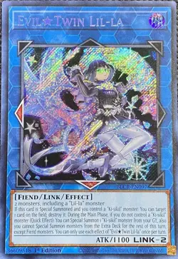 Yugioh: Evil Twin Lil-la - BLCR-EN097 - Secret Rare - 1st Edition - NM - Image 1