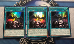 ** 3X FORBIDDEN DROPLET 3X ** PLAYSET ULTRA RARE 1ST EDITION RA01-EN064 YUGIOH! - Image 1