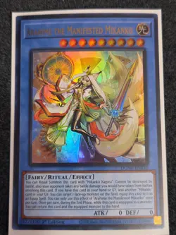 Arahime the Manifested Mikanko DUNE-EN032 Ultra Rare Holo 1st Edition YuGiOh - Image 1