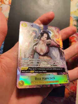 Boa Hancock Alt Art OP14-112 SR The Azure Sea’s Seven English One Piece TCG NM - Image 3