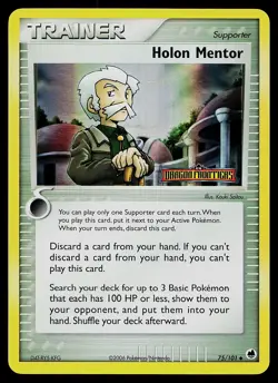 Pokemon Card - Holon Mentor Dragon Frontiers Stamped 75/101 Reverse Holo - Image 1