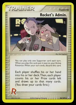 Pokemon Card - Rocket's Admin. Team Rocket Returns 86/109 Uncommon - Image 1