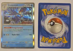 Quaquaval SVP 005 Scarlet & Violet Promo Cards Holo Pokemon TCG & Bonus Card - Image 1