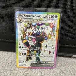 Pokemon TCG Umbreon ex Holo Promo Card SVP 176/176 English 2023 - Image 1
