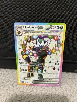 Pokemon TCG Umbreon ex Holo Promo Card SVP 176/176 English 2023 - Image 3