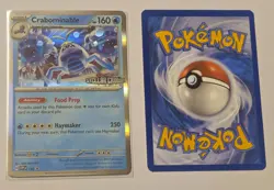 Crabominable SVP 134 Scarlet & Violet Promo Cards Holo Pokemon TCG & Bonus Card - Image 1