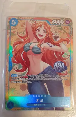 🔥Nami P-112 Asia ONE PIECE CARD GAME Tin Pack Set Vol.2 Exclusive Promo + Tin - Image 3