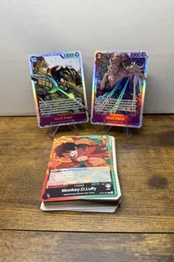 Bandai One Piece OP-13 Bulk common, uncommon, leader, don cards + 10 Foils!! - Image 1