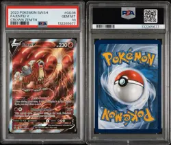 Pokemon TCG SWSH Crown Zenith Entei V #GG36 Full Art Holo Card PSA 10 GEM MINT - Image 1