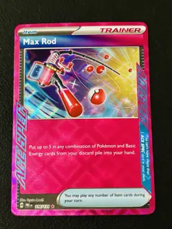 Max Rod 116/131 PRE: Prismatic Evolutions English Pokemon Card NM - Image 1