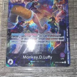Monkey D Luffy PSA Magazine One Piece Promo Card OP05-060 English (Sealed) - Image 2