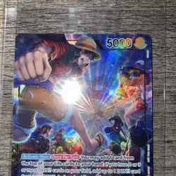 Monkey D Luffy PSA Magazine One Piece Promo Card OP05-060 English (Sealed) - Image 3