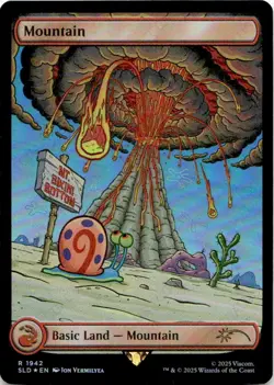 Mountain (1942) (Rainbow Foil) Secret Lair Drop Series 1942 Foil NM - Image 1