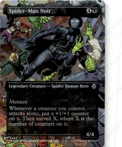 Spider-Man Noir (Borderless) Marvel's Spider-Man 204 Foil NM - Image 1