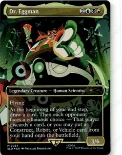 Dr. Eggman (Rainbow Foil) Secret Lair Drop Series 2084 Foil NM - Image 1