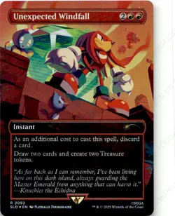 Unexpected Windfall (2092) (Rainbow Foil) Secret Lair Drop Series 2092 Foil NM - Image 1