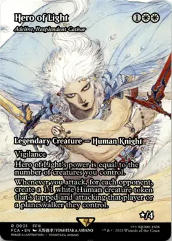 Hero of Light - Adeline, Resplendent Cathar (Showcase) FFIII 1 NM - Image 1