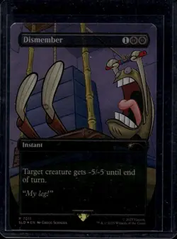 Dismember (7011) (Rainbow Foil) R Secret Lair Drop Series 7011 NM - Image 1