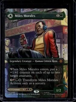 Miles Morales (0200) (Borderless) M Marvel's Spider-Man 200 NM - Image 1