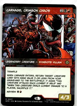 Carnage, Crimson Chaos (Borderless) SPM 227 NM - Image 1