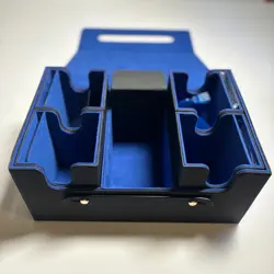 MTG Commander Deck Box - 5 Compartments - Black and Blue - New - Image 1