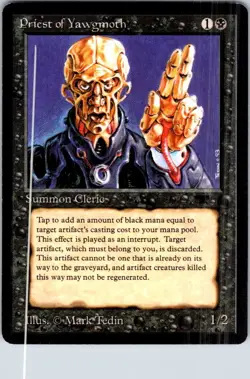 Magic | ATQ | Priest of Yawgmoth | | Normal | NM - Image 1