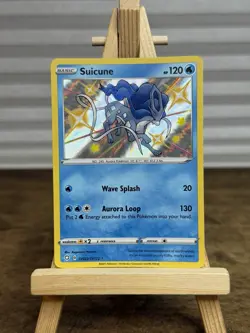 Pokemon TCG Suicune Holo Rare Shining Fates Baby Shiny Vault SV022/SV122 NM - Image 1