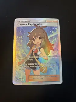 Green's Exploration Full Art 209/214Unbroken Bonds pokemon (see photos) - Image 1