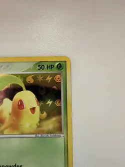 Pokemon Chikorita TCG Holo 55/101 EX Hidden Legends - Image 3