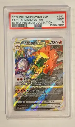 Pokemon Ultra-Premium Collection CHARIZARD VSTAR PSA 9 Mint - Image 1