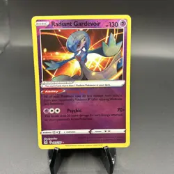 Pokemon TCG Radiant Gardevoir Radiant Rare SWSH11: Lost Origin 069/196 NM - Image 1