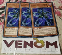 3x (M/NM) - *GERMAN* Cyberdark Claw - LEDU-EN023 - Rare - 1st Edition YuGiOh - Image 1