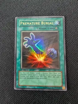 Yu-Gi-Oh! Premature Burial 1st Edition, PSV, Ultra Rare, Magic - Image 1