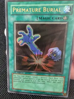 Yu-Gi-Oh! Premature Burial 1st Edition, PSV, Ultra Rare, Magic - Image 3