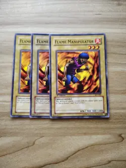 Yu-Gi-Oh! - Flame Manipulator 3X - Full Playset - Image 1