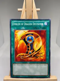 Emblem Of Dragon Destroyer - YGLD-ENC34 - NM - YuGiOh - Image 1