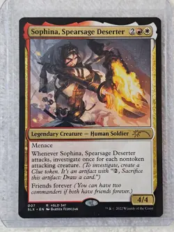 MTG Sophina, Spearsage Deserter - SLX Cards #7 2022 Magic Gathering Card Rare NM - Image 5