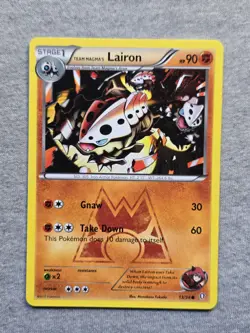 Pokemon Card Team Magma's Lairon 13/34 Double Crisis - Image 1