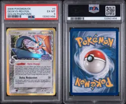 Pokemon Card - Deoxys Reverse - 4/110 - EX Holon Phantoms - 2006 - PSA 6 - Image 3
