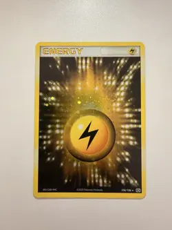 Pokemon TCG Lightning Energy 104/106 EX Emerald Reverse Holo Card - Image 1