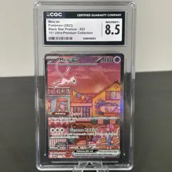 Mew ex 053 Sv: Scarlet & Violet Promo Cards Holo CGC 8.5 - Image 1