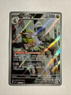 1x Shrouded Fable Pokemon Sharfax Holo Deutsch NM/M Pokemon - Image 1