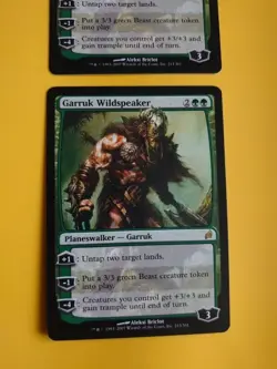 Garruk Wildspeaker x2 Planeswalker MTG 2 Card. Lorwyn. - Image 2