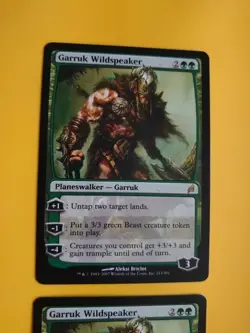 Garruk Wildspeaker x2 Planeswalker MTG 2 Card. Lorwyn. - Image 4