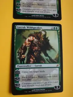 Garruk Wildspeaker x2 Planeswalker MTG 2 Card. Lorwyn. - Image 5