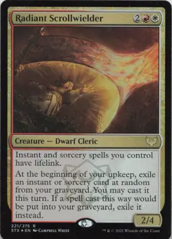 Radiant Scrollwielder - FOIL - R Strixhaven: School of Mages 221 - MTG - Image 1